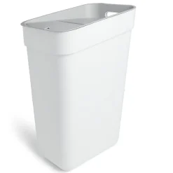 Poubelle de tri blanche 30L
