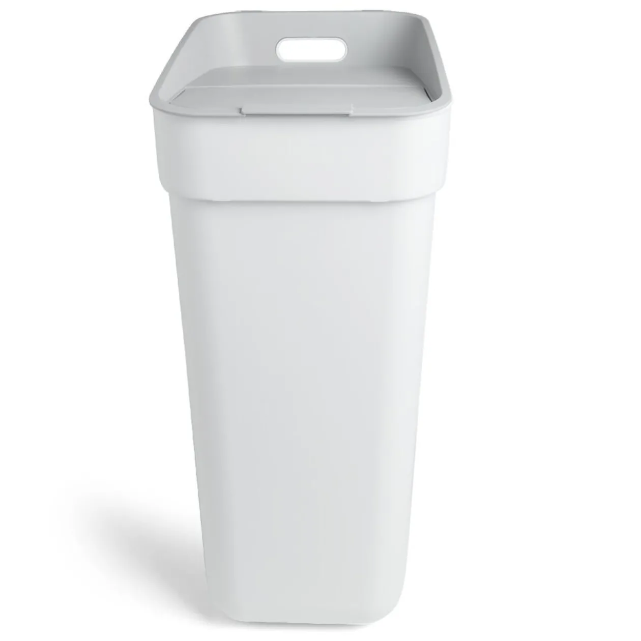 Poubelle de tri blanche 30L