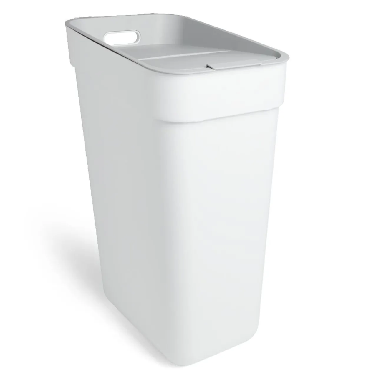 Poubelle de tri blanche 30L