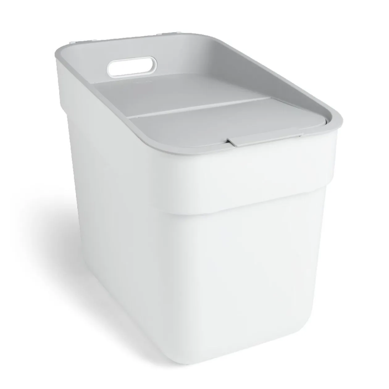 Poubelle de tri blanche 20L