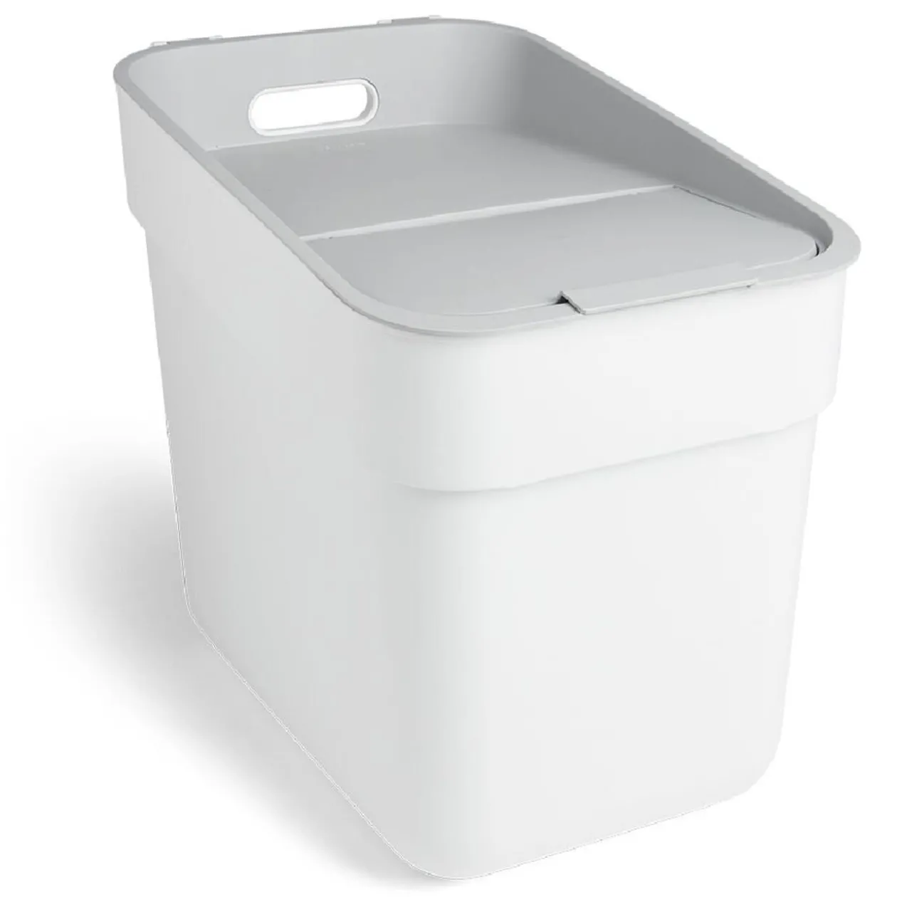 Poubelle de tri blanche 20L