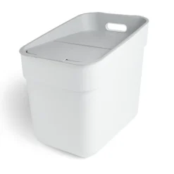 Poubelle de tri blanche 20L