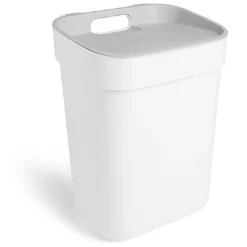 Poubelle de tri blanche 10L