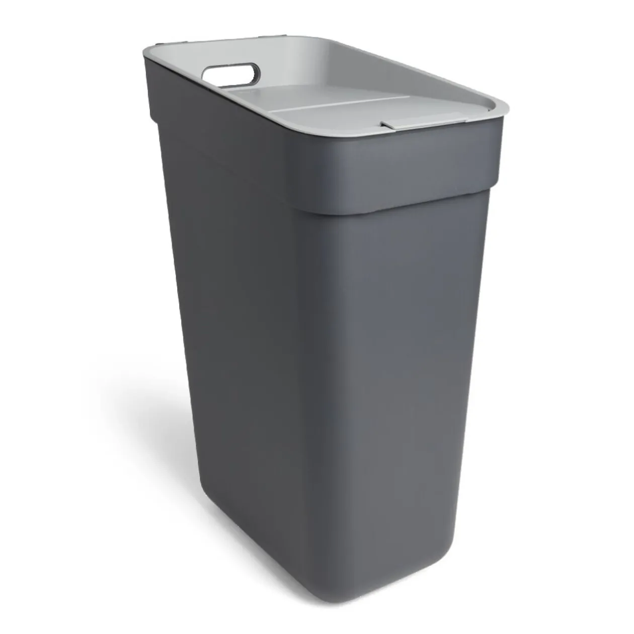 Poubelle de tri grise 30L