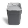 Poubelle de tri grise 20L