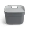 Poubelle de tri grise 5L