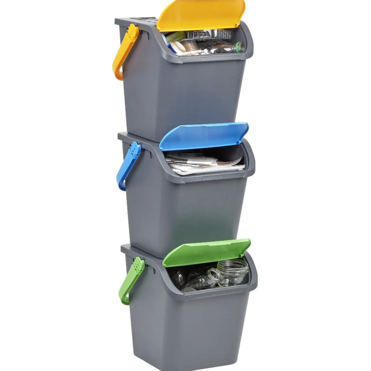 Poubelle Ecoplast 35 L jaune