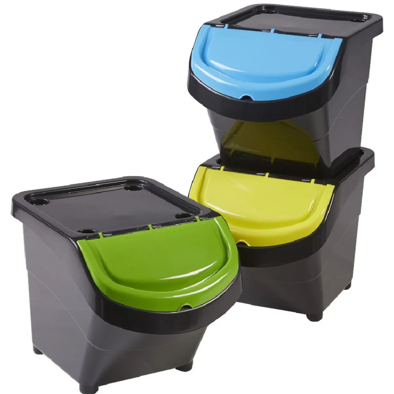 Poubelle empilable colorée petit modèle 20 L