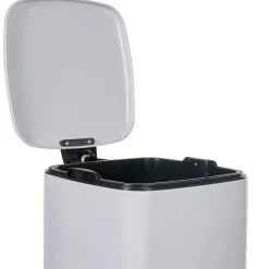 Poubelle pédale blanche 30 L