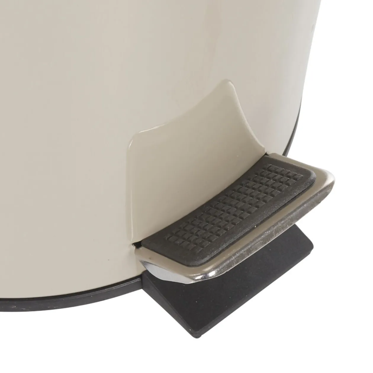 Poubelle ronde beige 5 L