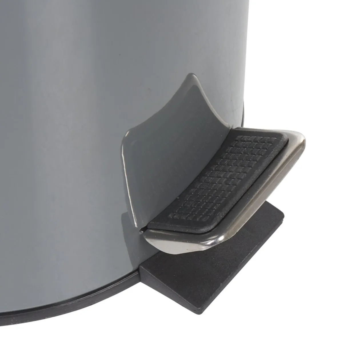 Poubelle ronde gris 5 L