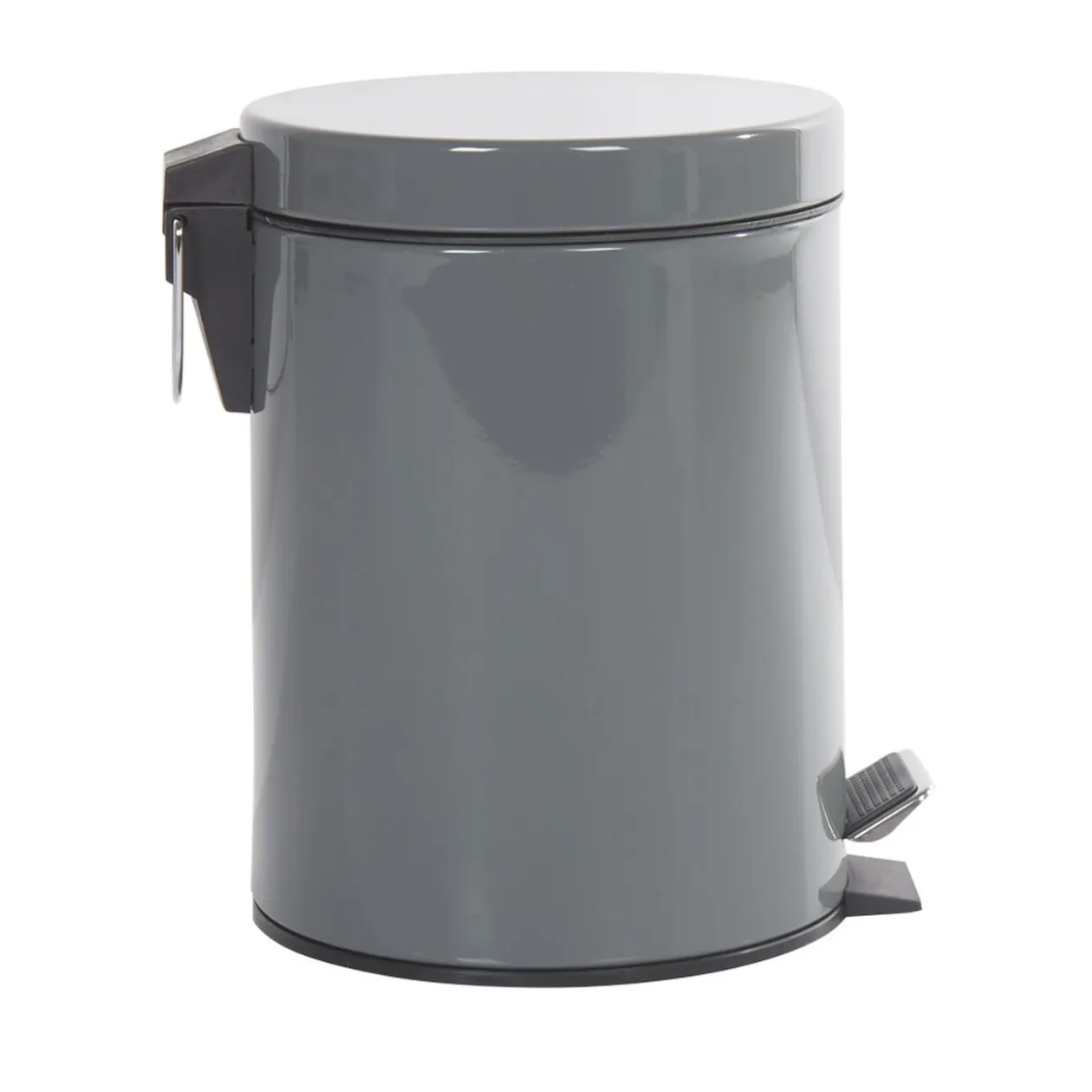 Poubelle ronde gris 5 L