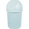 Poubelle salle de bain 5 L bleue