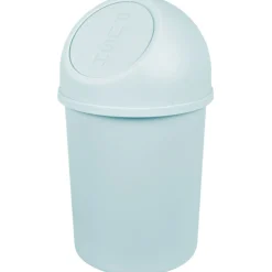 Poubelle salle de bain 5 L bleue