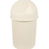 Poubelle salle de bain 5 L crème
