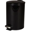 Poubelle salle de bain 3 L noire