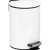 Poubelle salle de bain 3 L blanche
