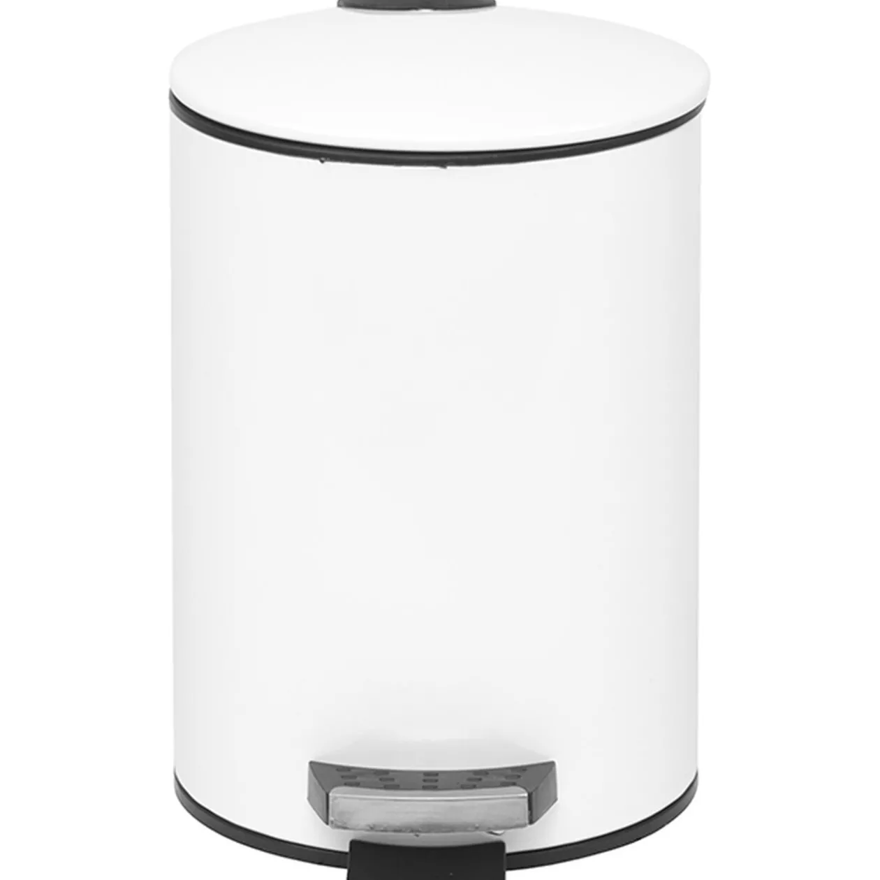 Poubelle salle de bain 3 L blanche