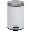 Poubelle salle de bain blanche 3 L