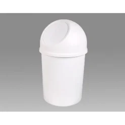 Poubelle salle de bain push 5 L