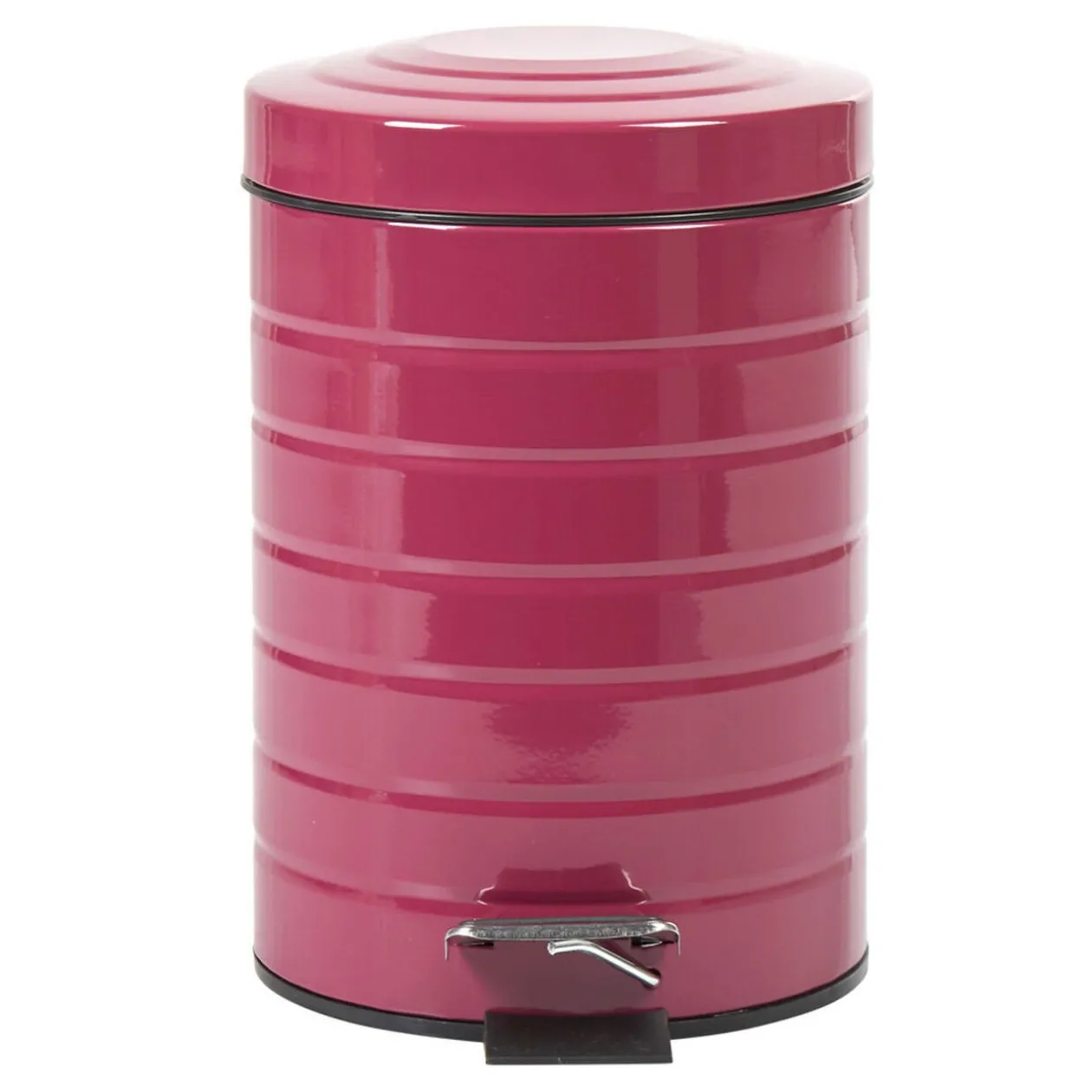 Poubelle salle de bain violette 3 L