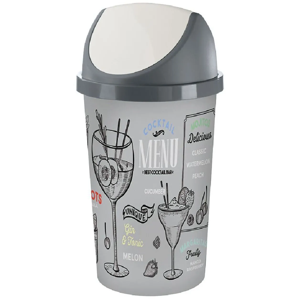 Poubelle swing décor Menu 45L