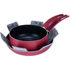 Protège poêle en feutrine x2