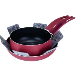 Protège poêle en feutrine x2