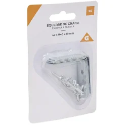 Équerre de chaise x4