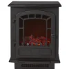 Radiateur effet cheminée décorative noire