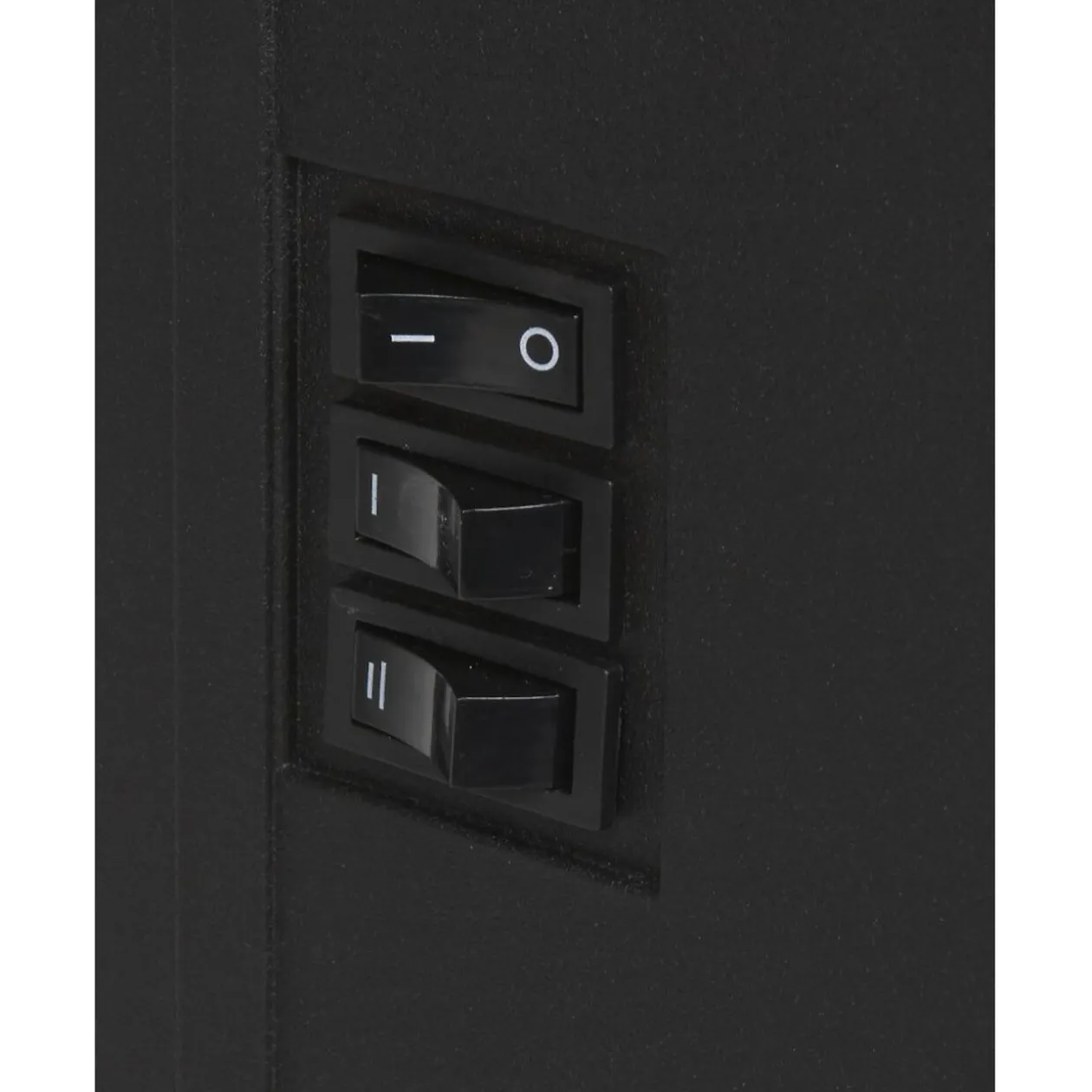 Radiateur effet cheminée décorative noire