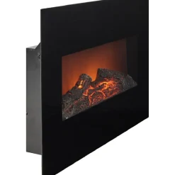 Radiateur électrique mural effet cheminée