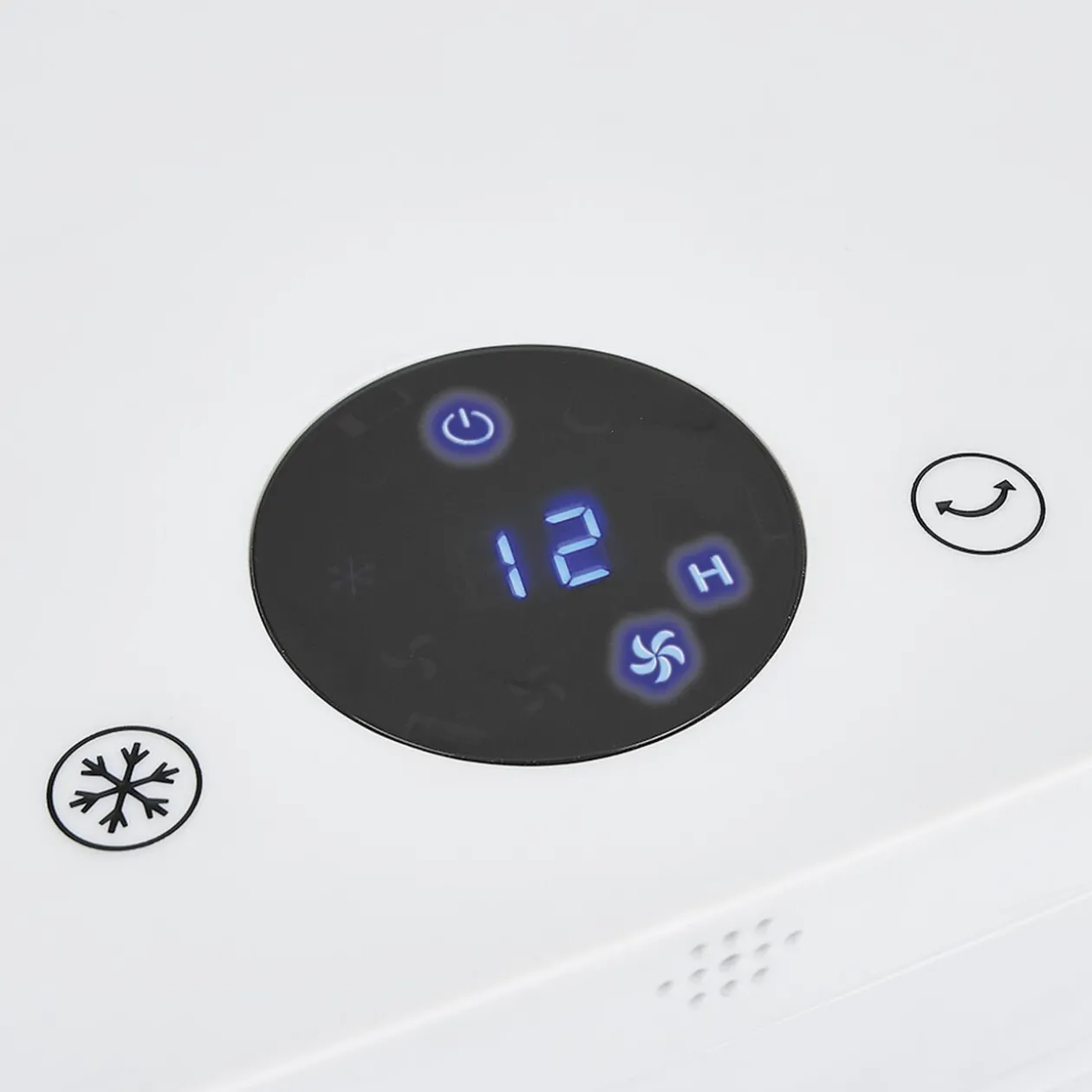 Rafraîchisseur d'air 11L à télécommande 70W - 30x30xH61,5cm