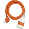 Rallonge 3 m interrupteur switch orange