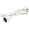 Rallonge fiche plate 3m blanc