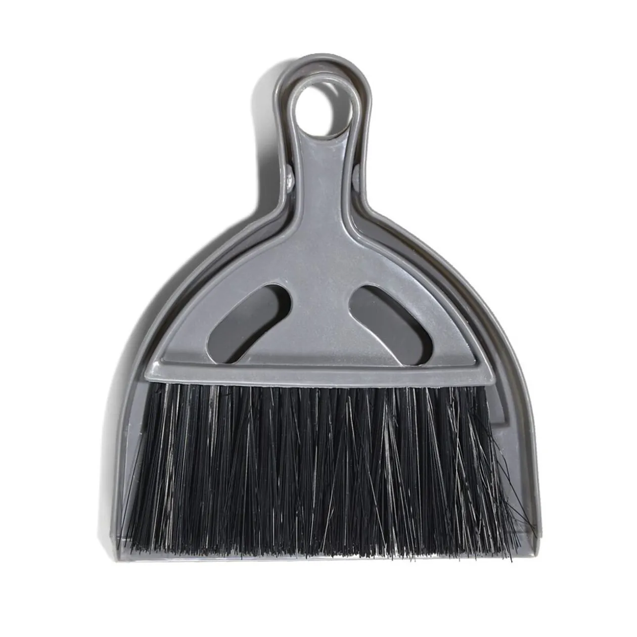 Ramasse-miettes de table plastique gris