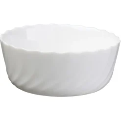 Ramequin en céramique blanc forme rond