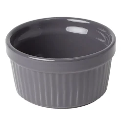 Ramequin en céramique gris