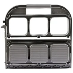 Range bouteille pliable gris 6 emplacements