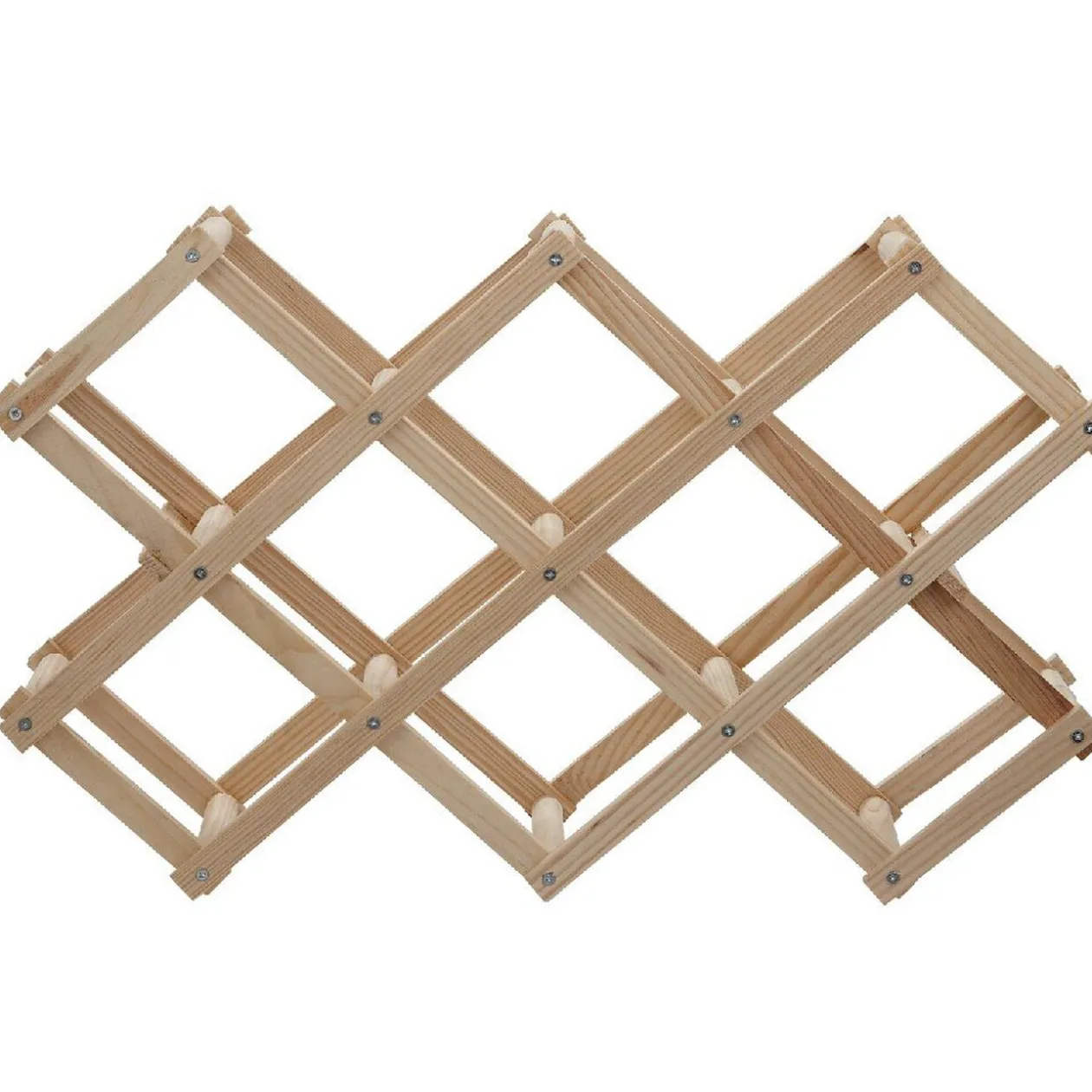 Range bouteilles en pin naturel