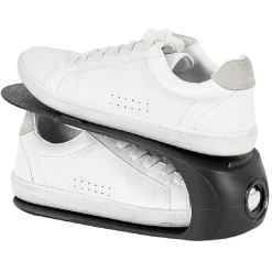 Range chaussure empilable noir x3