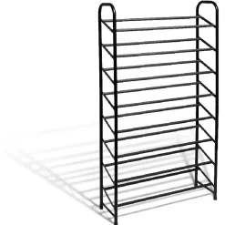 Range chaussures à 8 niveaux noir
