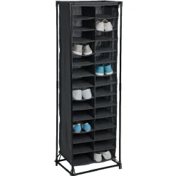 Range chaussures 18 paires gris