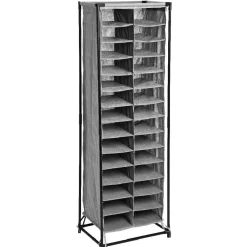 Range chaussures 18 paires gris