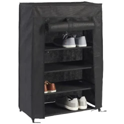 Range chaussures 12 paires noir