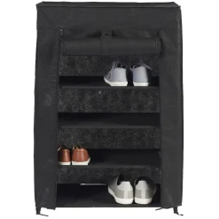 Range chaussures 12 paires noir