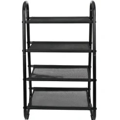 Range chaussures 8 paires 4 niveaux 43x28xH72cm