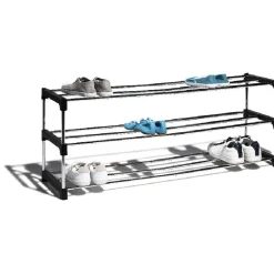 Range chaussures extensible noir et gris