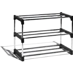 Range chaussures extensible noir et gris