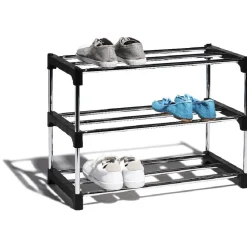 Range chaussures extensible noir et gris